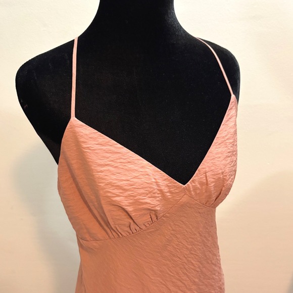 Madewell Layton Midi Slip Dress in Dusty Rose Size 4 NWT - Picture 6 of 13